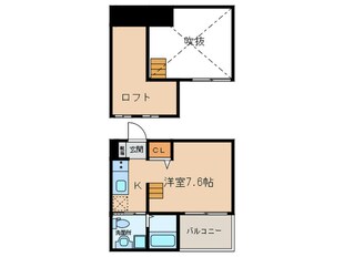 Haus Ruhe高畑の物件間取画像